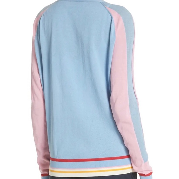 Diane von Furstenberg Colorblock Stripe Cardigan - Picture 6 of 15